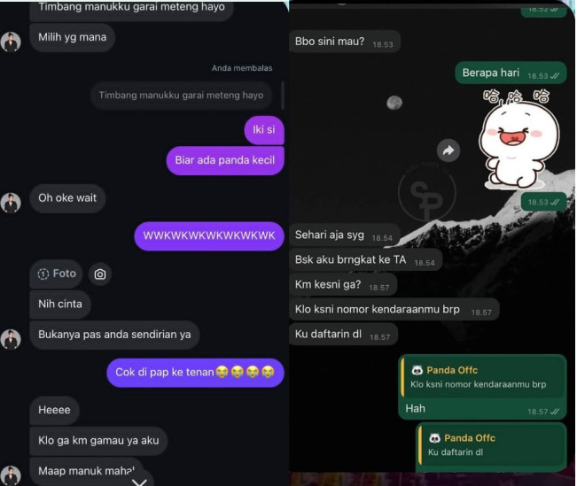 Obrolan DJ Panda dan mantan resident DJ kelab Yogya. (Instagram)